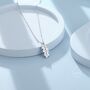 Sterling Silver Delicate Oak Leaf Pendant Necklace, thumbnail 2 of 11