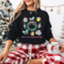 Holiday Favourite Things Jumper Cozy Christmas Sweatshirt For Women, thumbnail 3 of 7