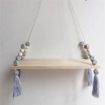 Children's Hanging Rope Tassel Shelves, 7 of 10
