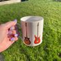 Ceramic Mug With Guitars, thumbnail 2 of 3