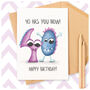 Funny 40th Birthday Greeting Card For Him For Her, thumbnail 1 of 5