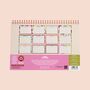 Academic A5 Desk Calendar 2025 2026 | Checks And Stripes, thumbnail 4 of 6