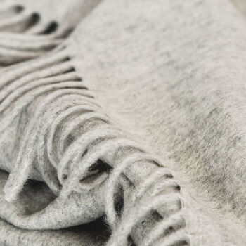Personalised Dove Grey Pure Cashmere Scarf, 5 of 10