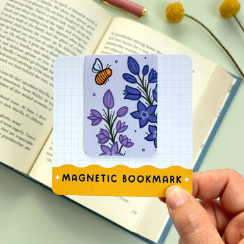 July Magnetic Birth Flower Bookmark Larkspur, 7 of 7