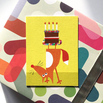 Mini Topsy Turvy Fox Card, 5 of 5