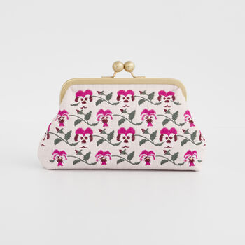 Pansy Victoriana Pink Clutch, 4 of 8