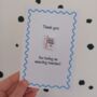 Mini Notepaper Best Teacher Pin Badge And Card Teacher Gift Teacher Thank You Card, thumbnail 1 of 2