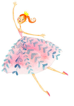 Magical Fairy Dancer Friends Customised Gift Print, 8 of 11