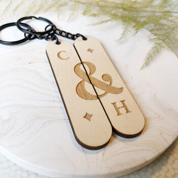 Personalised 'Better Together' Keyring, 4 of 6