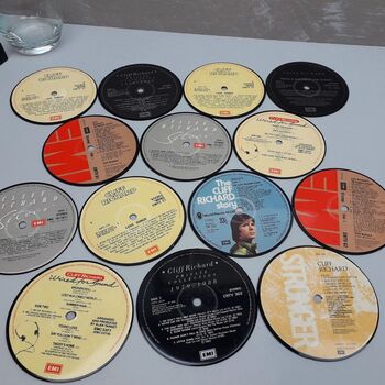 Cliff Richard Vinyl Record Coasters, 5 of 5