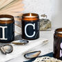 Sea Pine, Mint And Eucalyptus Initial Candle, thumbnail 2 of 7