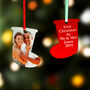 Personalised First Christmas As Mr And Mrs Decoration, thumbnail 1 of 4