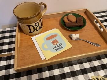 Handmade Pop Up 3D Daddy Bear Father's Day Card, 3 of 3