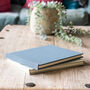 Personalised Luxury Linen Guest Book, Traditionally Bound, thumbnail 2 of 12