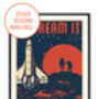 Space Illustration Unframed Art Print, thumbnail 3 of 5