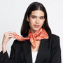 Ditsy Red Silk Neckerchief, thumbnail 2 of 7