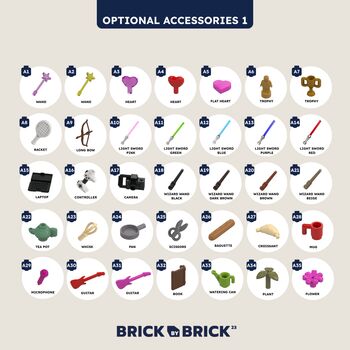 Personalised Lego® Brick Minifig Christmas Cracker Kit, 9 of 10