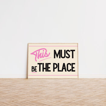 This Must Be The Place Retro Landscape Print, 7 of 9