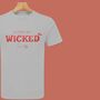 'A Little Bit Wicked' Glittery Teens/Adults T Shirt, thumbnail 5 of 12