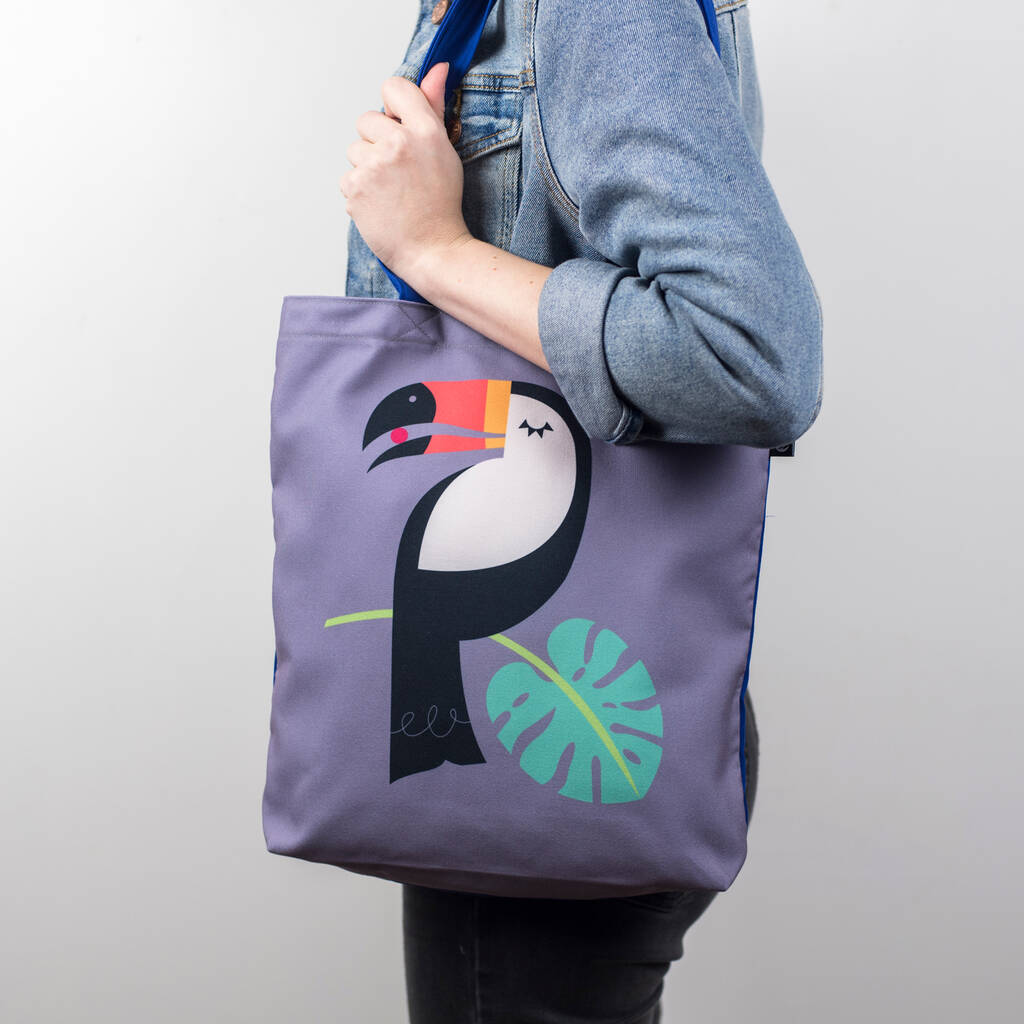 Tropical Toucan Bird Tote Bag, 1 of 10