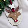 Hand Painted Personalised Christmas Decoration | Bear, thumbnail 7 of 8