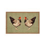 My Mat Patterned Washable My Chickens Mat, thumbnail 1 of 3