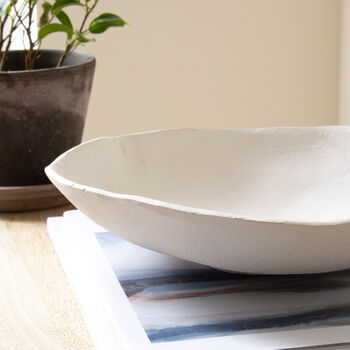 White Ripple Edge Decorative Bowl, 2 of 4