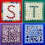 Childrens Personalised Mosaic Coaster Craft Kit, thumbnail 2 of 2