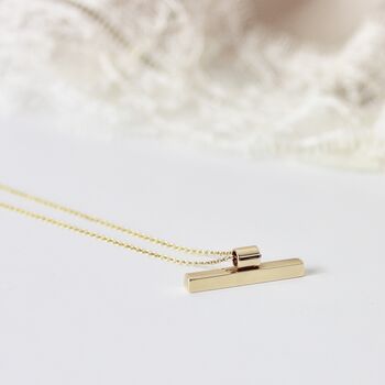 T Bar Necklace, 3 of 9