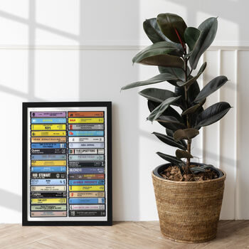 50th Birthday Print Music From The Year You Were Born, 6 of 8