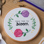 'Take Time To Bloom' Cross Stitch Kit, thumbnail 4 of 5