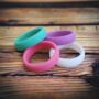 Handcrafted Ladies Silicone Colourful Ring, thumbnail 4 of 10