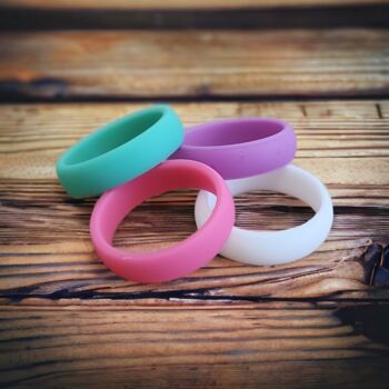 Handcrafted Ladies Silicone Colourful Ring, 4 of 10