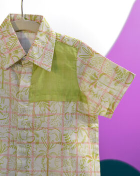Jungle Gym Printed Cotton Casual Shirt, 6 of 6