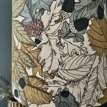 Mercia Summer Woodland Leaves Empire Lampshade, 3 of 10