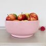 Antique Painted Pink Wooden Fruit Bowl, thumbnail 8 of 8