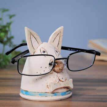 Dog Personalised Spectacle Holder Stand, 3 of 9