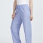 Women's Pyjama Trousers In Staffordshire Blue Flannel, thumbnail 3 of 5