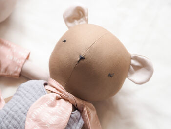 Bruno Bear Handmade Heirloom Soft Toy, 8 of 12