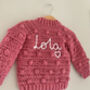 Personalised Baby Name Cardigan, thumbnail 11 of 12