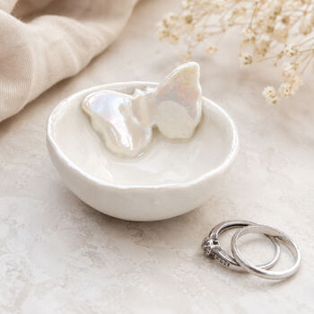 Porcelain Butterfly Vessel, 2 of 2