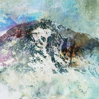 Great Gable Abstract Poster Print, 2 of 3