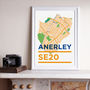 Se20 Anerley A3 Print, thumbnail 1 of 2
