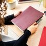 Personalised Premium Leather Refillable A5 Diary With Pen Holder, thumbnail 1 of 10