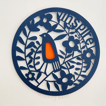 Inspire Personalised Paper Cut, 3 of 3