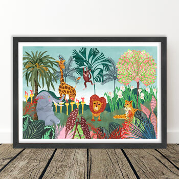 Safari Animal Jungle Art Print, 5 of 6