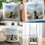 Personalised Rottweiler Dog Beach Walk Collection, thumbnail 1 of 8