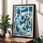 Bloody Love, Poster Print, Kitchen Wall Art, Wall Art Print, Fun Typography Print, Colourful Art, Home Decor, A5, A4, A3, A2, A1, thumbnail 7 of 8