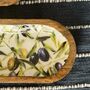 Mango Wood Oval Serving Platter Tray, Olive Print, thumbnail 1 of 7