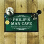 Personalised Man Cave Bar Mat, thumbnail 10 of 12